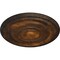 Ekena Millwork Carton Ceiling Medallion (For Canopies up to 3 3/4"), Hand-Painted Rust, 17 3/4"OD x 1 3/8"P CM18CARUS - alternate 2